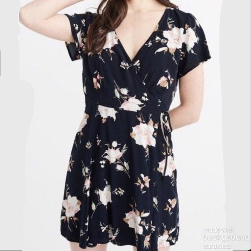 Abercrombie and Fitch Mini Wrap Dress